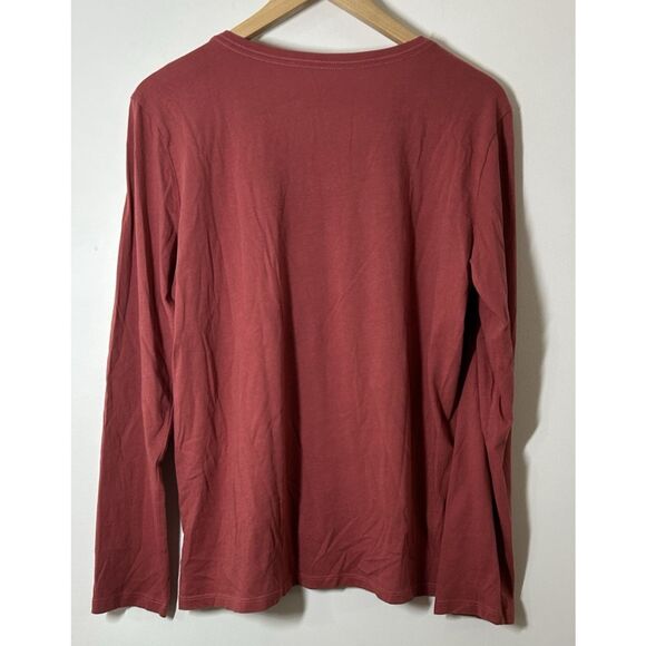 Life is Good Womens L T Shirt Top Long Sleeve Floral Daisy Be Kind V-Neck - Picture 2 of 4